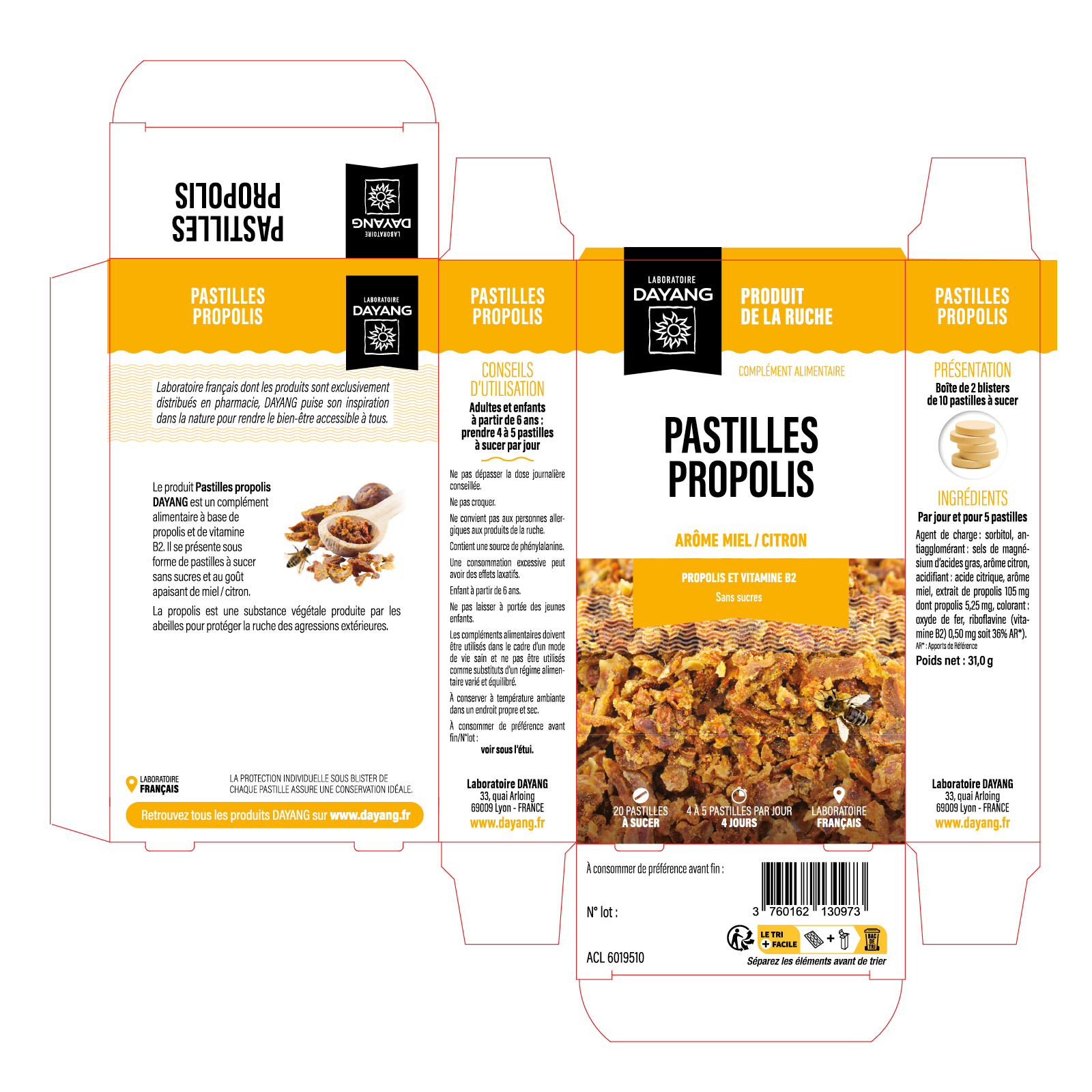 Pastilles propolis