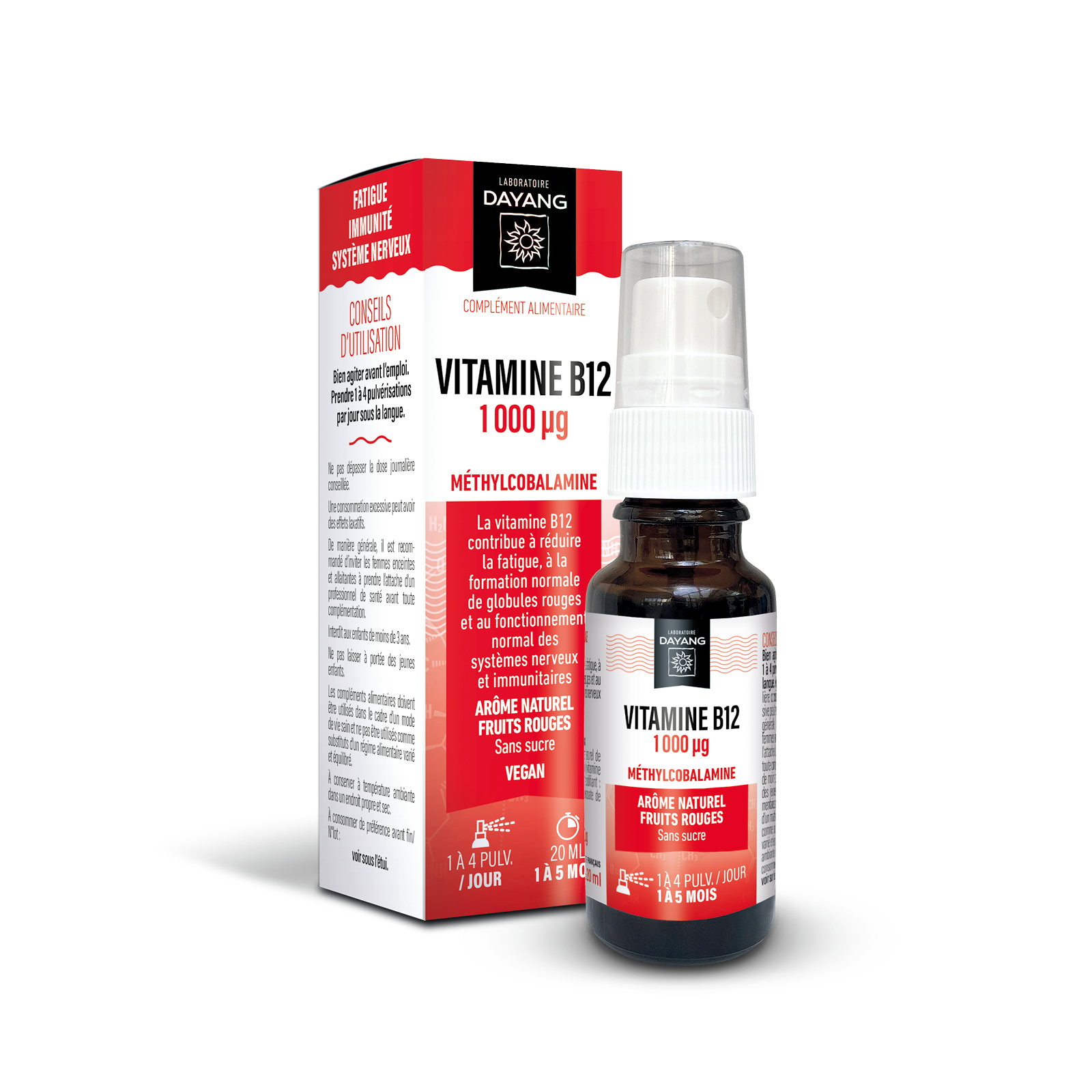 Vitamine B12 - 1000 µg (Spray)