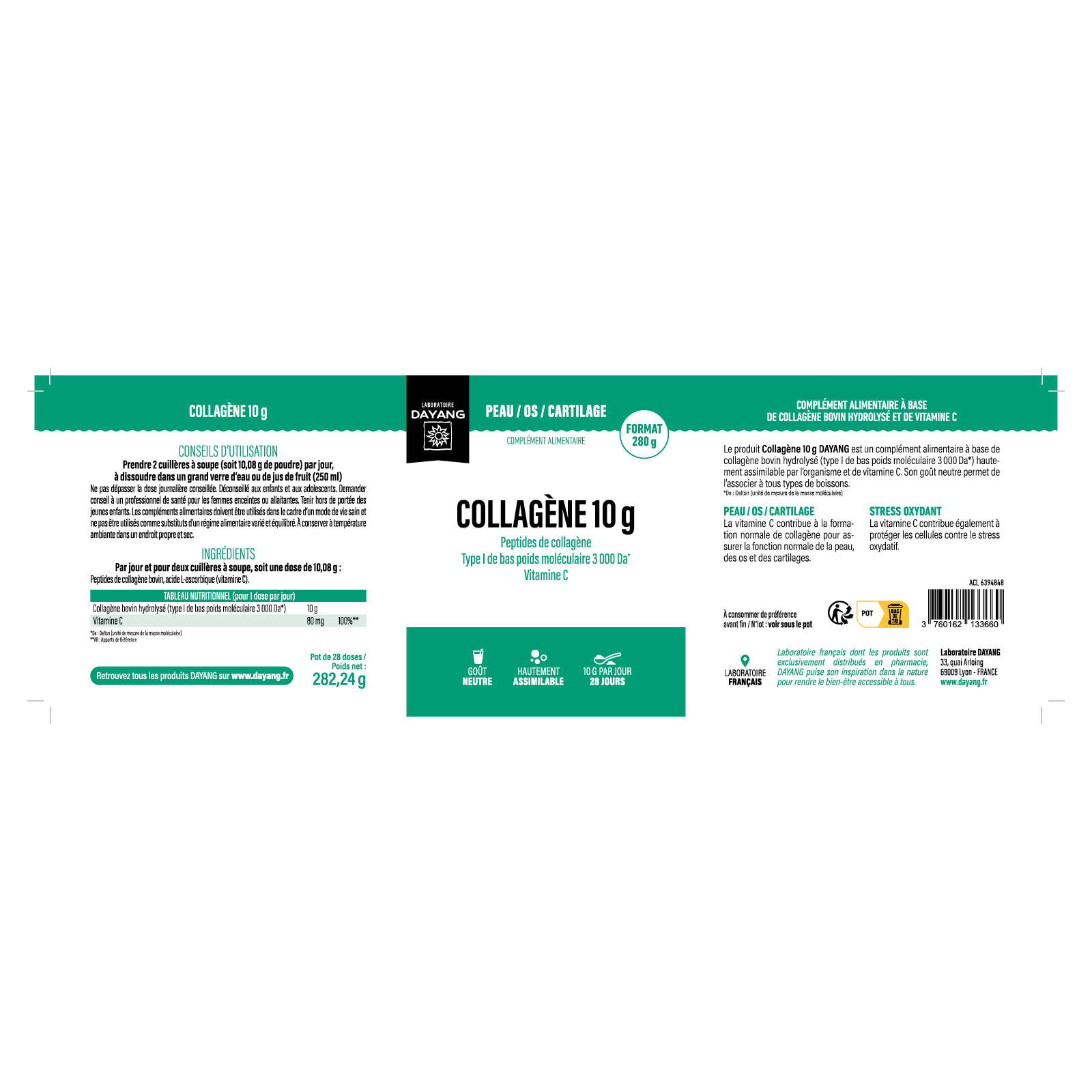 Collagène 10 g