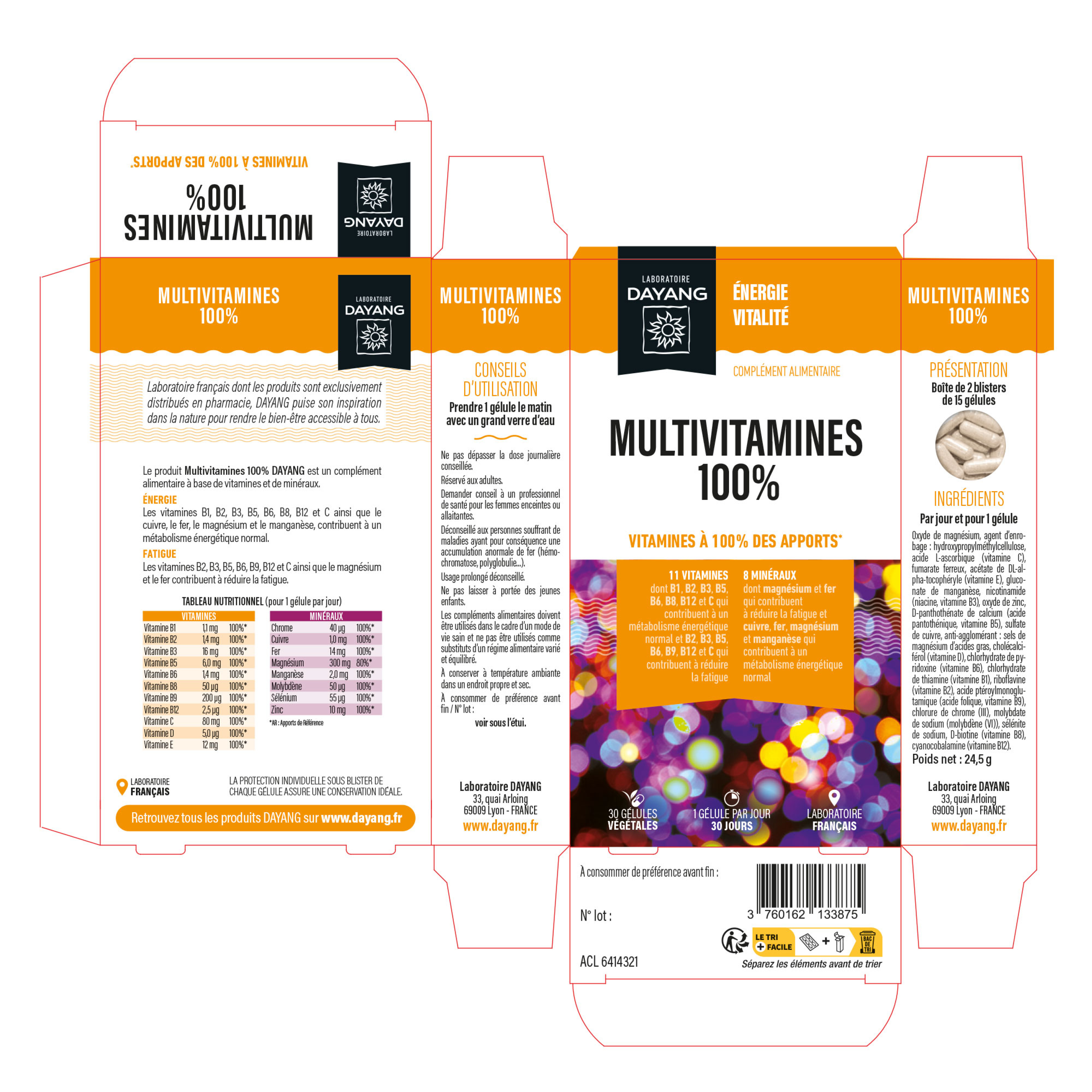 Multivitamines 100 %