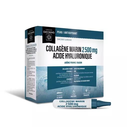 Collagène marin 2500 mg Acide hyaluronique