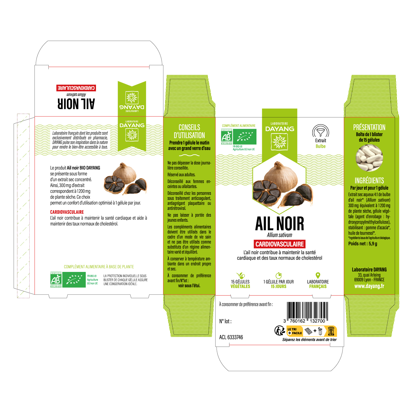 Ail noir BIO